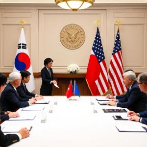 South Korea and U.S. Engage in Crucial Talks: Tariffs, Technology, and Economic Cooperation at the Forefront