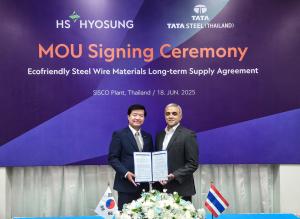 HS Hyosung Advanced Materials Secures Eco-Friendly Steel Raw Materials Through Partnership with Tata Steel