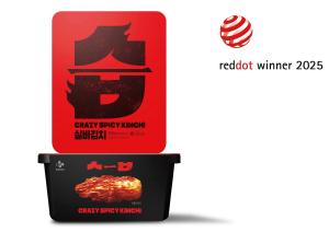 CJ CheilJedang Wins Red Dot Design Award for Crazy Spicy Kimchi