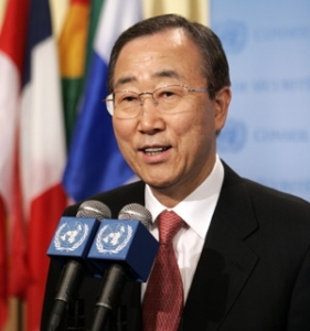 Ban Ki-moon Addresses Global Environment Forum